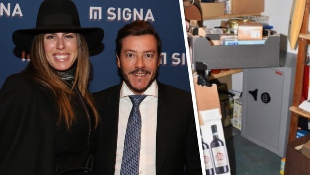 Einstiges Jet-Set-Paar: Nathalie und René Benko könnte dieser Tresor zum Verhängnis werden.