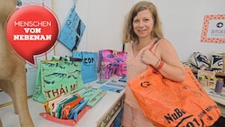Werte wie Nachhaltigkeit und Fairness sind Sissi Vogler für ihre Badetaschen, Geldbörsen, ...