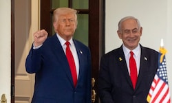 Von links: US-Präsident Donald Trump und Israels Ministerpräsident Benjamin Netanyahu