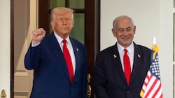 Von links: US-Präsident Donald Trump und Israels Ministerpräsident Benjamin Netanyahu