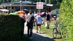 Bange Augenblicke im Strandbad St. Gilgen