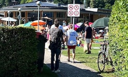 Bange Augenblicke im Strandbad St. Gilgen