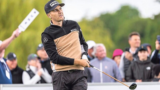 Damit Topspieler wie Matthias Schwab abschlagen, brauchen Veranstalter potente Sponsoren.