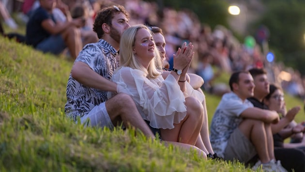 Friedliche und frohe Stimmung beim Salzburger Stadtfest