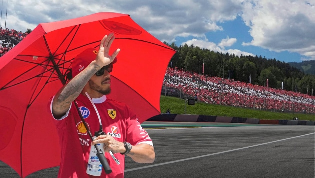 Wir sehen uns wieder, Spielberg! Hamilton (li.) winkt den Fans zu – diese werden noch sehr viele ...