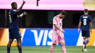 Lionel Messi ließ den Kopf hängen: PSG war zu stark.