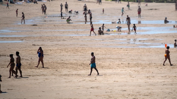 Strand im portugiesischen Almada