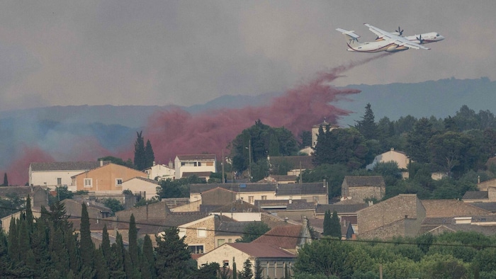 Waldbrand in Südwestfrankreich