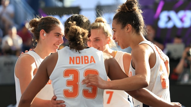 Jubel bei den Frauen der Niederlande.