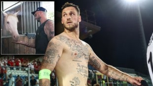 Marko Arnautovic begleitete seine Familie zu einem Reit-Turnier in Italien.