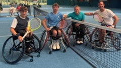 Maxi Taucher (li.) und sein Partner Geoffrey Jasiak machten im Finale mit ihren Schweizer ...
