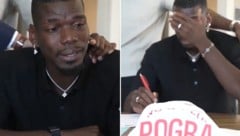 Paul Pogba unterschrieb seinen Vertrag mit Tränen in den Augen.