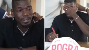 Paul Pogba unterschrieb seinen Vertrag mit Tränen in den Augen.