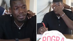 Paul Pogba unterschrieb seinen Vertrag mit Tränen in den Augen.