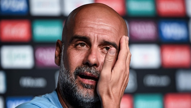 Pep Guardiola sorgt sich um seine Spieler.