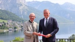 Salzburgs Landeshauptmann Wilfried Haslauer übergab das Staffelholz an den steirischen ...