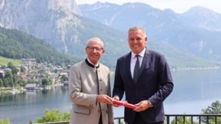 Salzburgs Landeshauptmann Wilfried Haslauer übergab das Staffelholz an den steirischen ...