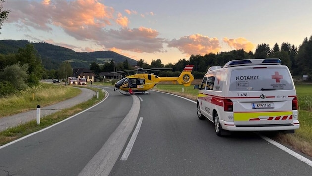Drei Menschen wurden Sonntagabend schwer verletzt.