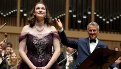 Erica Eloff als heftig bejubelte Sopranistin, Markus Poschner