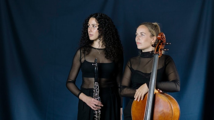 Duo Rabonde: Maike Clemens Violoncello & Gesang Felicia Bulenda Klarinette & Gesang