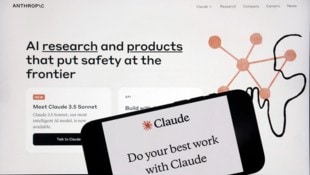 Die KI-Firma Anthropic gibt den Chatbot Claude heraus.