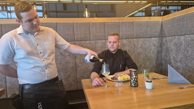 Ein eingespieltes Team: Lehrling Benjamin Gattringer und Chef Benjamin Ernstbrunner