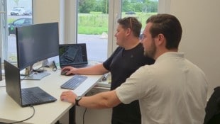 Stefan Molikowitsch und Chef Maximilian Hanzel