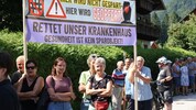 Rund 300 Ausseer demonstrierten am Montag in Grundlsee.