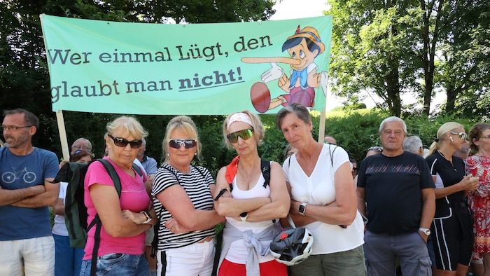 Die Ausseer protestieren gegen die Sparpläne.