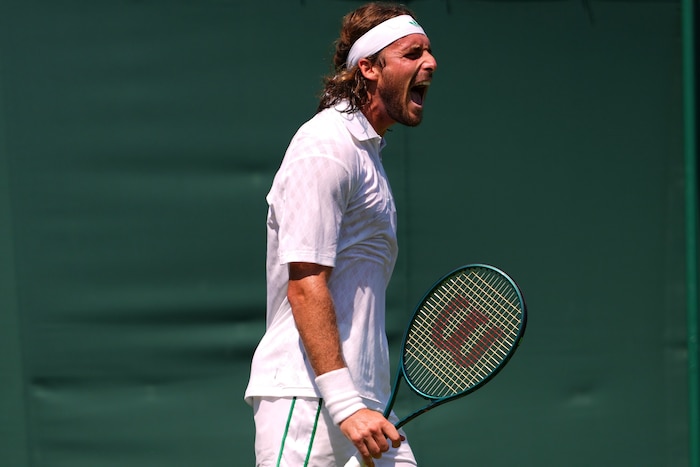 Frustriert: Stefanos Tsitsipas