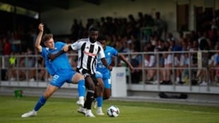 Amstetten beim 1:2 im Test gegen Cluj.