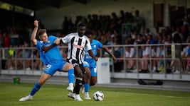 Amstetten beim 1:2 im Test gegen Cluj.