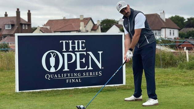 Michael Vonbank wird heute um 9.05 Uhr mitteleuropäischer Zeit im West Lancashire Golf Club ...