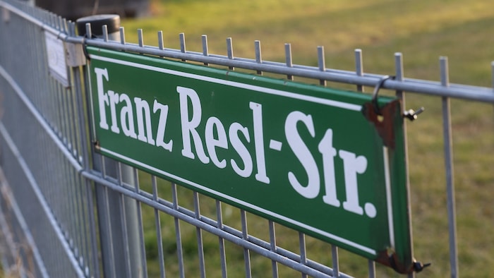 Diese nach Franz Resl benannte Straße in Braunau müsste laut Expertise umbenannt werden.