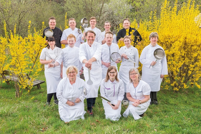 Das engagierte Küchenteam in der oststeirischen Retter-Oase