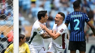 Fluminense jubelt über den Viertelfinaleinzug.