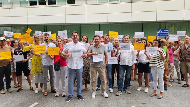 Über 100 Kassenärzte trafen sich bei der Ärztekammer.