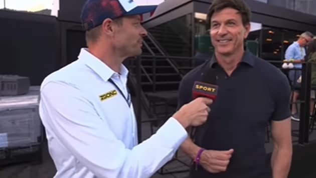 Alex Wurz hatte für Toto Wolff eine besonders freche Frage parat.