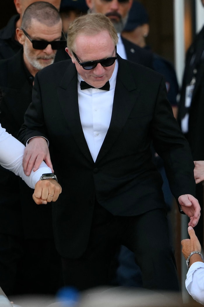 François-Henri Pinault kam ohne seine schöne Ehefrau zur Bezos-Hochzeit nach Venedig.