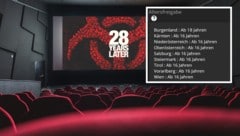 Der neueste Zombie-Film ist für Burgenlands Teenies tabu.