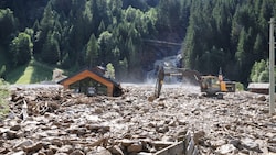 Bilder des Schreckens nach dem Unwetter in Gschnitz.