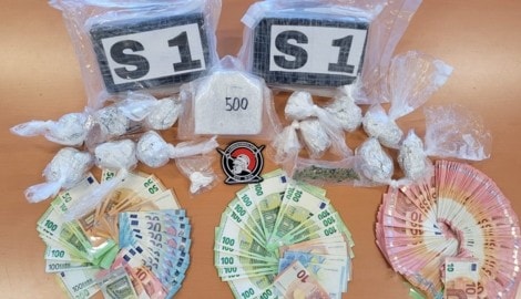 Die Polizei hat rund 3,5 Kilogramm Kokain sichergestellt.
