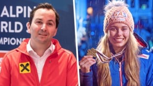 Christian Scherer, Generalsekretär von Ski Austria, stellt einige Aussagen von Para-Langläuferin ...