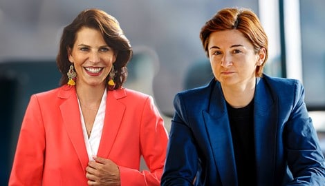 Während sich Karoline Edtstadler (li.) auf ihren Amtsantritt freut, setzt Marlene Svazek im ...