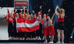 Österreichs Cheerleaderinnen hatten bei der EM in Slowenien allen Grund zum Jubeln.