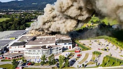 Am 1. Juli brannte es bei Emco in Hallein