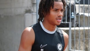 Neuzugang Axel Kayombo soll Sturm Graz zur erneuten Meisterschaft schießen.