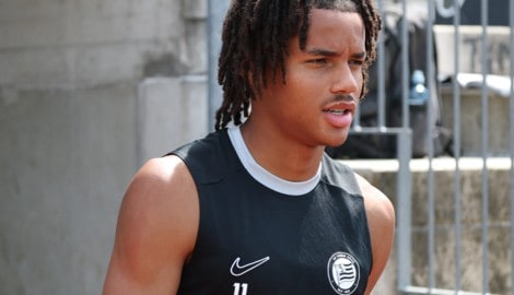 Neuzugang Axel Kayombo soll Sturm Graz zur erneuten Meisterschaft schießen.