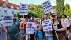 Am 1. Juli fand eine große Demonstration gegen Sozialkürzungen in Graz statt. 