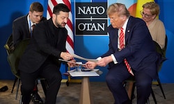 Die vielen Wünsche des ukrainischen Staatschefs Wolodymyr Selenskyj stoßen bei US-Präsident ...